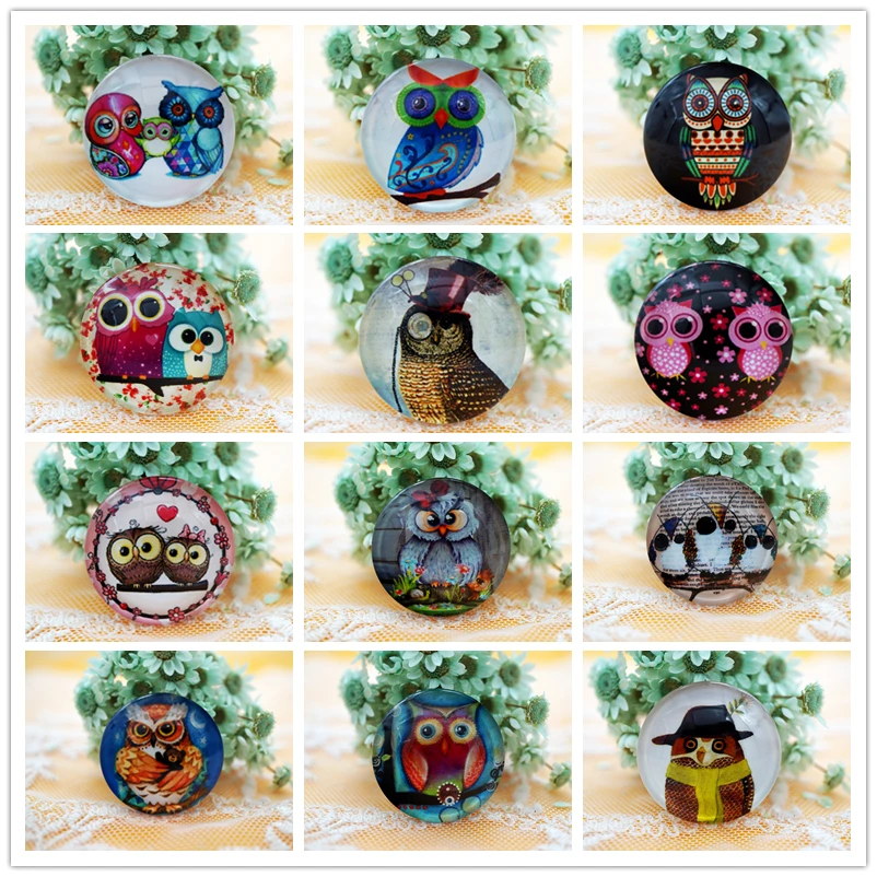 10PCS/lot Round 20MM Cute Owl Glass Cabochon for make ring dangle earring Jewelry for women key chain hoop earrings craft supply
10PCS/lot Round 20MM Cute Owl Glass Cabochon for make ring dangle earring Jewelry for women key chain hoop earrings craft supply