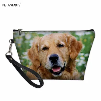 INSTANTARTS Cute Dog Golden Retriever 3D Printing Woman Cosmetic Cases Brand Design Large Storage Make Up Bag Clutch Makeup Case
INSTANTARTS Cute Dog Golden Retriever 3D Printing Woman Cosmetic Cases Brand Design Large Storage Make Up Bag Clutch Makeup Case