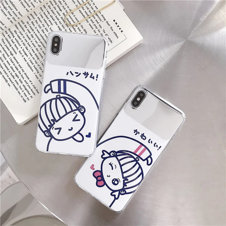 Cartoon Simple Couples Line Mirror Phone Case For iphone X XR XSMAX Case For iphone 6 7 8 Plus Back Cover Cute Cases Capa
Cartoon Simple Couples Line Mirror Phone Case For iphone X XR XSMAX Case For iphone 6 7 8 Plus Back Cover Cute Cases Capa