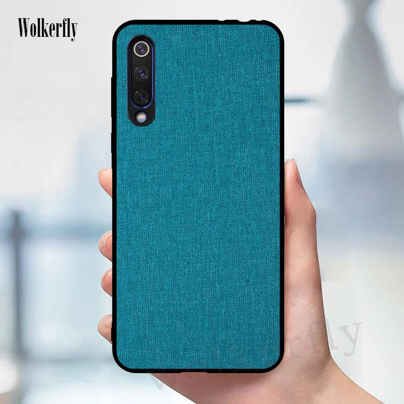 For Xiaomi Mi 9 9se Case Soft silicone edge+Cloth texture Skin Comfortable protective Back Cover Case for xiaomi mi9 phone shell
For Xiaomi Mi 9 9se Case Soft silicone edge+Cloth texture Skin Comfortable protective Back Cover Case for xiaomi mi9 phone shell