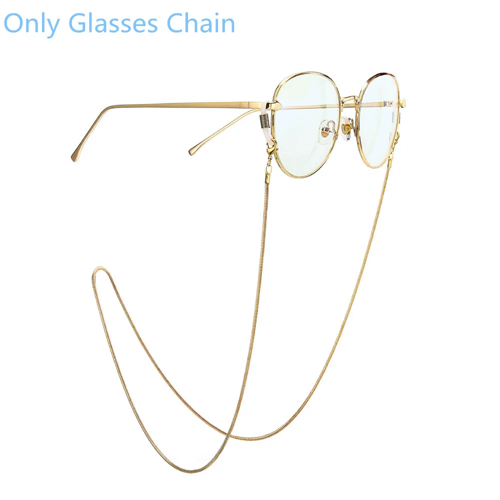 Fashion Reading Glasses Chain for Women Metal Sunglasses Cords Beaded Eyeglass Lanyard Hold Straps Gold silver Eye wear Retainer
Fashion Reading Glasses Chain for Women Metal Sunglasses Cords Beaded Eyeglass Lanyard Hold Straps Gold silver Eye wear Retainer
