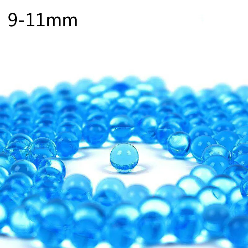 9-11mm 10000Pcs Colored soft crystal water paintball gun bullet grow water beads grow balls water gun toy for childs gifts
9-11mm 10000Pcs Colored soft crystal water paintball gun bullet grow water beads grow balls water gun toy for childs gifts