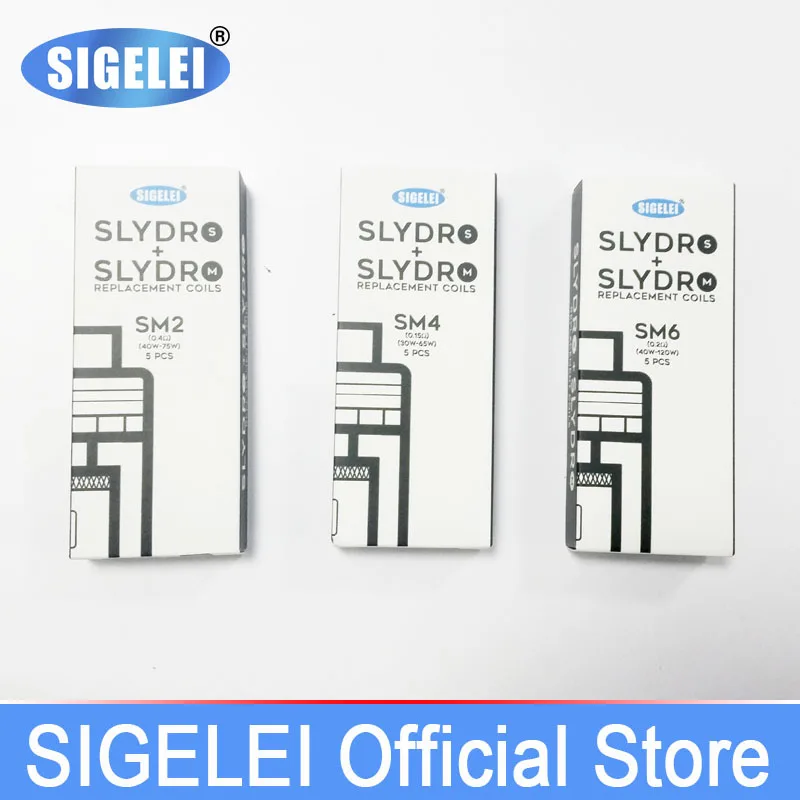 Катушки атомайзера для sigelei SLYDR - SM SLYDR-S + M оригинальная катушка бака 4 шт./кор. |