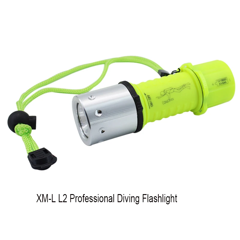 XML- L2 LED Diving Flashlight Underwater 50 Meters Professional Dive Torch Lamp Waterproof Lantern Scuba Flashlights
XML- L2 LED Diving Flashlight Underwater 50 Meters Professional Dive Torch Lamp Waterproof Lantern Scuba Flashlights