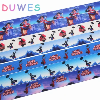 DUWES 50yards mary movie printed grosgrain Ribbon Accessory hairbow headwear decoration Wholesale OEM D1048
DUWES 50yards mary movie printed grosgrain Ribbon Accessory hairbow headwear decoration Wholesale OEM D1048