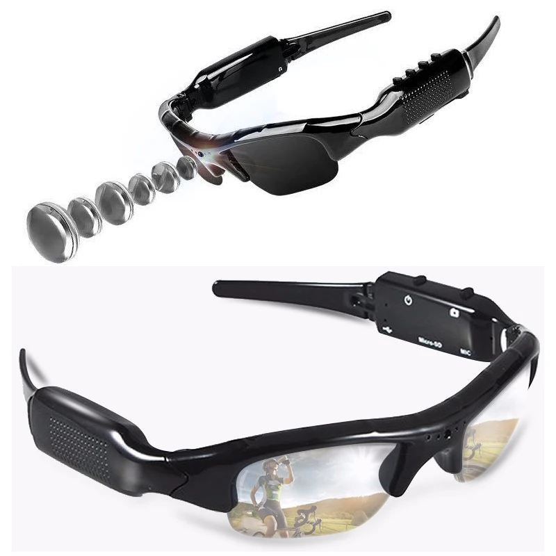 480P Digital Video Recorder HD Cam Glasses mini Camera Smart DV Cycling DVR Mobile Eyewear Sunglasses Camcorder Support TF card
480P Digital Video Recorder HD Cam Glasses mini Camera Smart DV Cycling DVR Mobile Eyewear Sunglasses Camcorder Support TF card