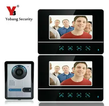 Yobang Security 7" Video Intercom door intercom Camera Monitor for Villa Home Door Phone Door Intercom Home Security LCD Screen
Yobang Security 7" Video Intercom door intercom Camera Monitor for Villa Home Door Phone Door Intercom Home Security LCD Screen