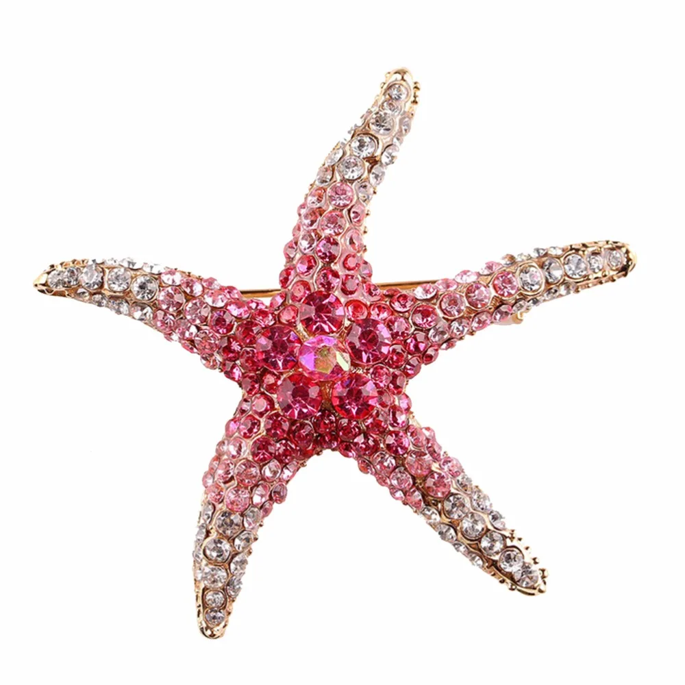 Full Rhinstones Starfish Brooch Red Blue Green Blue Animal Sea Star Brooches For Women Brooch Pin Jewelry Accessories
Full Rhinstones Starfish Brooch Red Blue Green Blue Animal Sea Star Brooches For Women Brooch Pin Jewelry Accessories