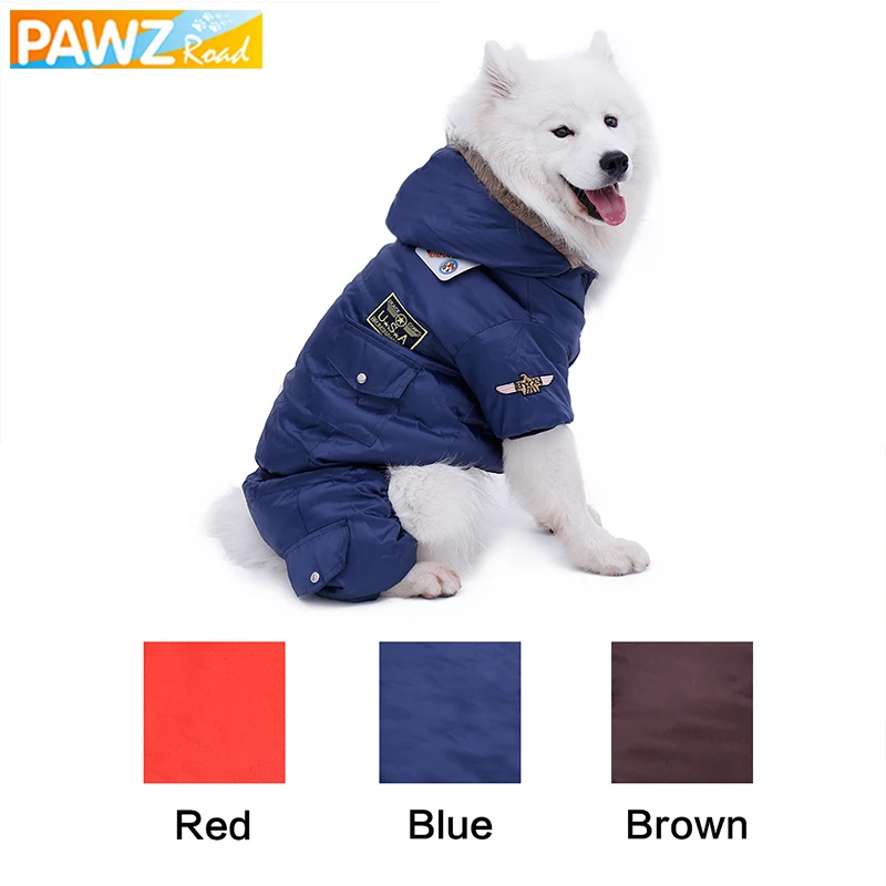 Pet Dog Clothes For Big Dogs USA Air Force Winter Coats for Large Dog Puppy Jumpsuit For Golden Retriever Warm Suitable Material
Pet Dog Clothes For Big Dogs USA Air Force Winter Coats for Large Dog Puppy Jumpsuit For Golden Retriever Warm Suitable Material