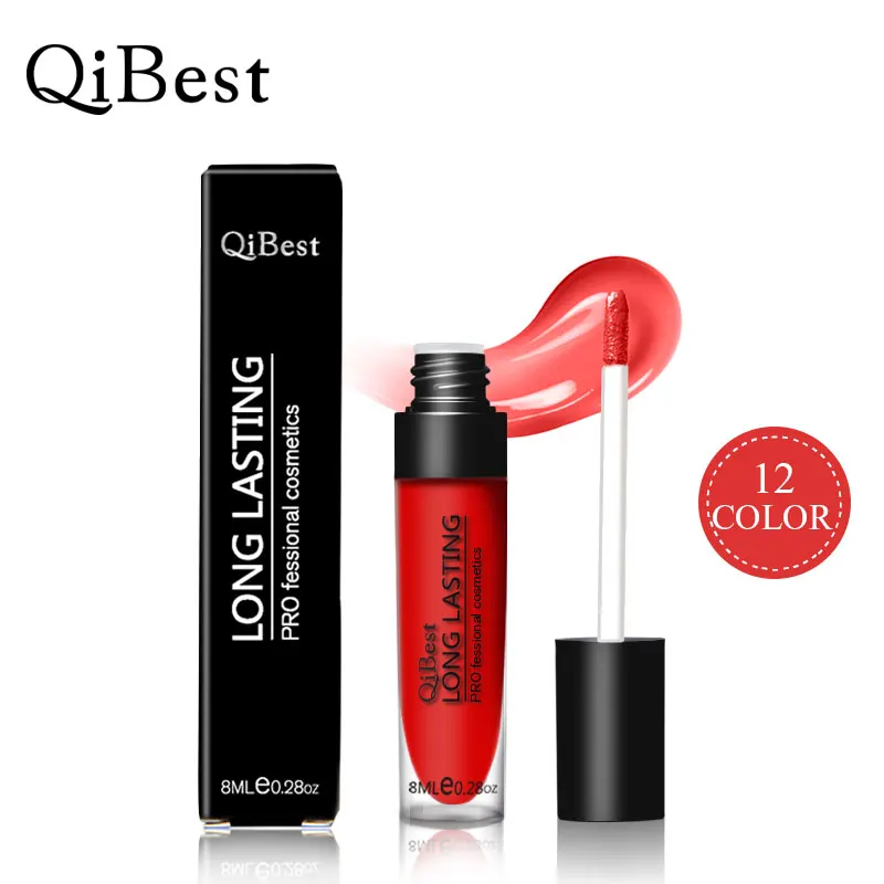 1pc QiBest Matte Lipstick Long Lasting Lip Gloss Batom Tatuagem Moisturizing Lipgloss Waterproof Blue Retro Red Makeup Lip stick 
1pc QiBest Matte Lipstick Long Lasting Lip Gloss Batom Tatuagem Moisturizing Lipgloss Waterproof Blue Retro Red Makeup Lip stick