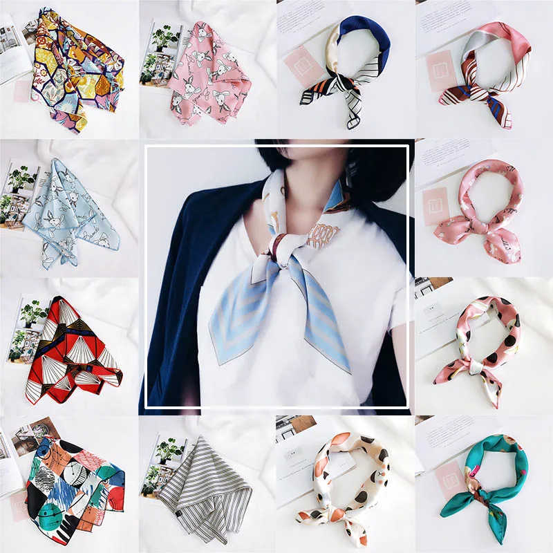Sale New Retro Women Square Scarf Silk Multicolor Scarf Stripe Design Print rabbit cute Woman Neck Shawl Wraps
Sale New Retro Women Square Scarf Silk Multicolor Scarf Stripe Design Print rabbit cute Woman Neck Shawl Wraps