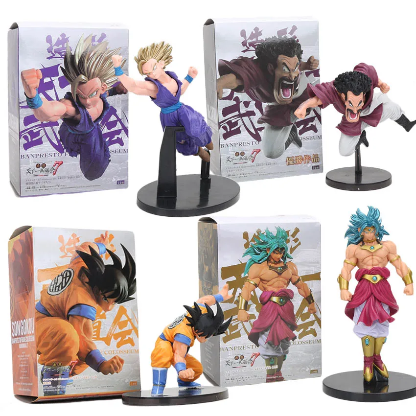 6styles Anime Dragon Ball Z Figure Super Saiyan Son goku Gohan hercule Mark Broly Piccolo Action Figure toy Model doll
6styles Anime Dragon Ball Z Figure Super Saiyan Son goku Gohan hercule Mark Broly Piccolo Action Figure toy Model doll