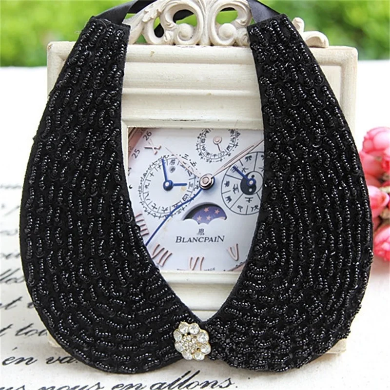 Women Fake Collar Detachable Collar Necklace for Women Clothes Accessories String of Beads False Collar W261
Women Fake Collar Detachable Collar Necklace for Women Clothes Accessories String of Beads False Collar W261