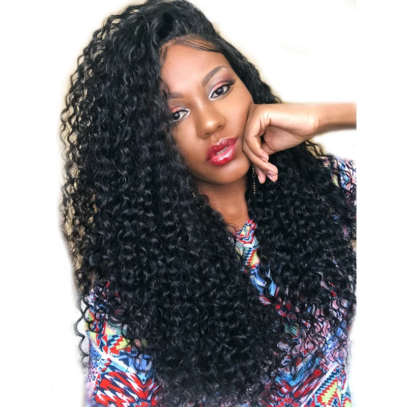EEWIGS Curly Synthetic Wig 180% Density Long Black Wig With Baby Hair Glueless Synthetic Lace Front Wigs For Black Women
EEWIGS Curly Synthetic Wig 180% Density Long Black Wig With Baby Hair Glueless Synthetic Lace Front Wigs For Black Women