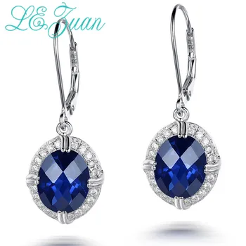 L&zuan 925 Sterling Silver Earrings 5.84ct Blue Stone Romantic Luxury Earrings Fine jewelry For Women Earrings Christmas Gift
L&zuan 925 Sterling Silver Earrings 5.84ct Blue Stone Romantic Luxury Earrings Fine jewelry For Women Earrings Christmas Gift
