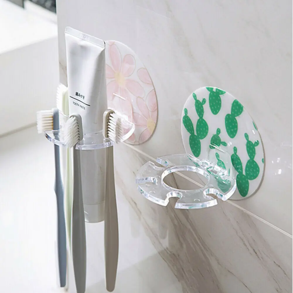 1PC Wall Mounted Heavy Duty Suction Cup Antibacterial Toothbrush Holder Hooks Set Toothpaste Suction Cup Holder
1PC Wall Mounted Heavy Duty Suction Cup Antibacterial Toothbrush Holder Hooks Set Toothpaste Suction Cup Holder
