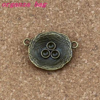 Charms Bird nest Connector 50Pcs/ lots 22.2x30mm Antique bronze Alloy ewelry Fit Handmade Bracelets F-58
Charms Bird nest Connector 50Pcs/ lots 22.2x30mm Antique bronze Alloy ewelry Fit Handmade Bracelets F-58