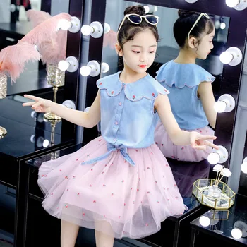 kids clothing sets summer tutu skirt +vest 2 pieces 2019 children casual costume
kids clothing sets summer tutu skirt +vest 2 pieces 2019 children casual costume