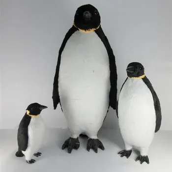 

cute penguin toy polyethylene & furs resin handicraft,decoration baby toy Christmas gift a179