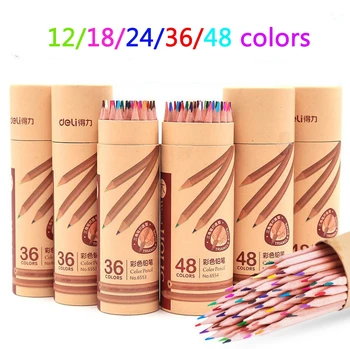 Deli 2017 Colored Pencil set Stationery for school supplies 12/18/24/36/48 Colors pencil artist Painting Drawing apices colores
Deli 2017 Colored Pencil set Stationery for school supplies 12/18/24/36/48 Colors pencil artist Painting Drawing apices colores