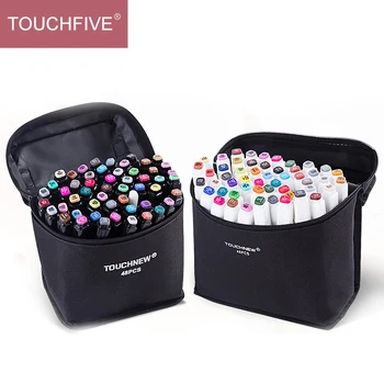 TOUCHFIVE 60 Colors Pen Marker Set Dual Head Sketch Markers Cheap Alcohol Marker Pen For Draw Manga Animation Design Art Supplie
TOUCHFIVE 60 Colors Pen Marker Set Dual Head Sketch Markers Cheap Alcohol Marker Pen For Draw Manga Animation Design Art Supplie