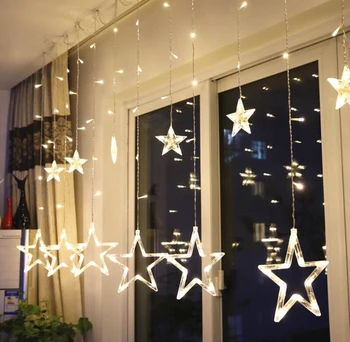 2M 100LED Christmas Lights 220V Romantic Fairy Star LED Curtain String Lighting for Holiday Wedding Garland Party Decoration
2M 100LED Christmas Lights 220V Romantic Fairy Star LED Curtain String Lighting for Holiday Wedding Garland Party Decoration
