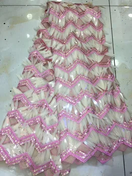 High quality African wedding lace fabric Hot selling French net lace fabric New Pink Gold White 3d embroidered lace fabric
High quality African wedding lace fabric Hot selling French net lace fabric New Pink Gold White 3d embroidered lace fabric