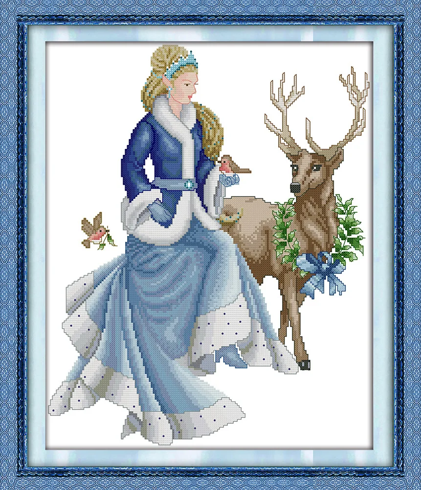 The winter fairy tales Printed Canvas DMC Counted Cross Stitch Kits printed Cross-stitch set Embroidery Needlework
The winter fairy tales Printed Canvas DMC Counted Cross Stitch Kits printed Cross-stitch set Embroidery Needlework