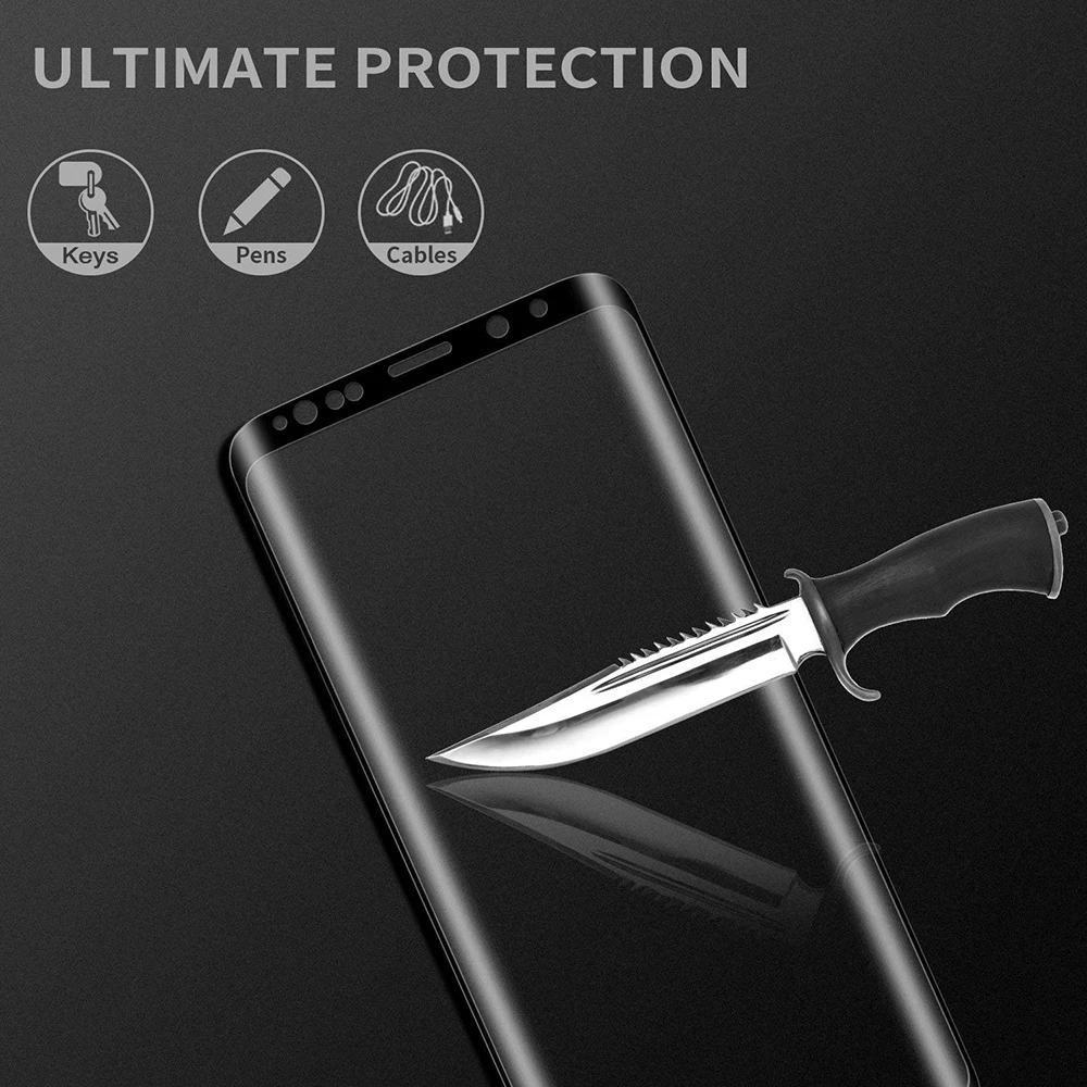 for Samsung Galaxy S9 Plus Tempered Film Full Screen Curved for Samsung Galaxy S9 Plus Tempered Film Full Screen Curved