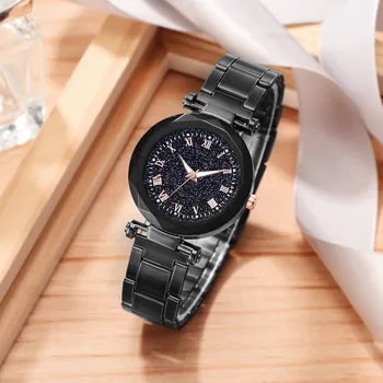 Fashion Women Watches Fashion Simple Cool Flat Bump Starry Sky Dial Ladies Steel Belt Quartz Watch relogio feminin #20
Fashion Women Watches Fashion Simple Cool Flat Bump Starry Sky Dial Ladies Steel Belt Quartz Watch relogio feminin #20
