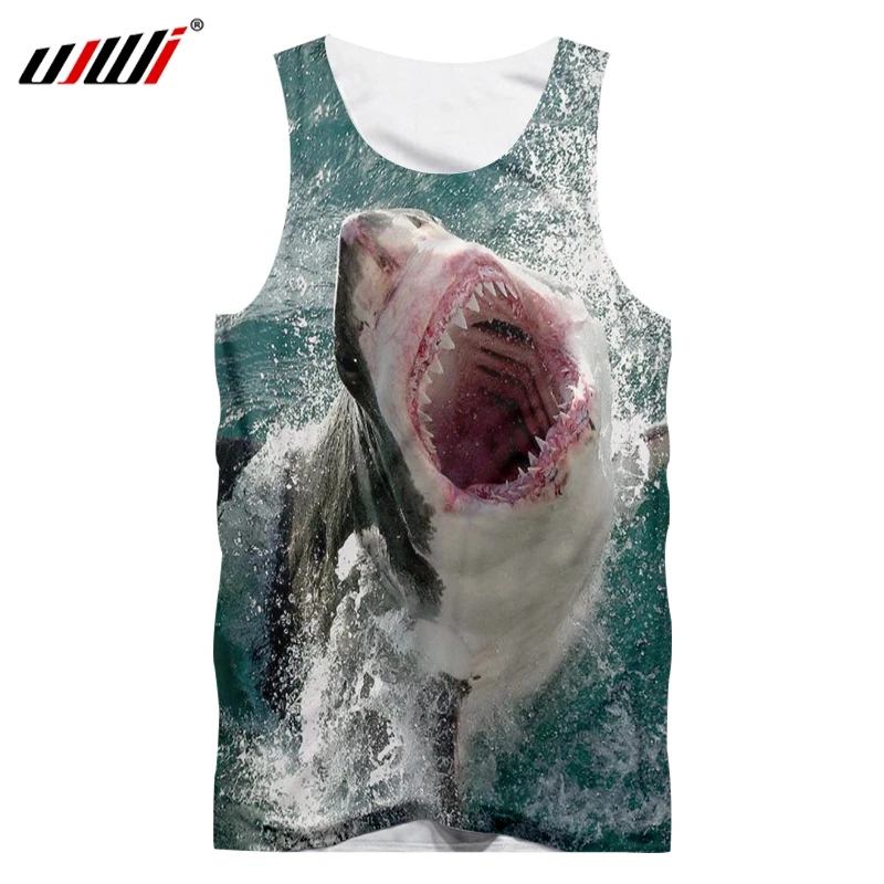 UJWI Vest Men's Fashion Fitness 3D Tank Tops Printed Shark Casual Oversized Costuming Male Summer Sleeveless Shirt 
UJWI Vest Men's Fashion Fitness 3D Tank Tops Printed Shark Casual Oversized Costuming Male Summer Sleeveless Shirt