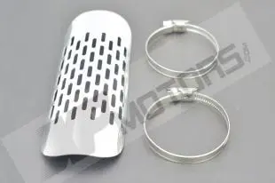 Chrome Heat Shield for Cruiser Exhaust Muffler Pipe Cover For Yamaha exhaust diameter measures from 1 7/8" to 2 3/4"
Chrome Heat Shield for Cruiser Exhaust Muffler Pipe Cover For Yamaha exhaust diameter measures from 1 7/8" to 2 3/4"