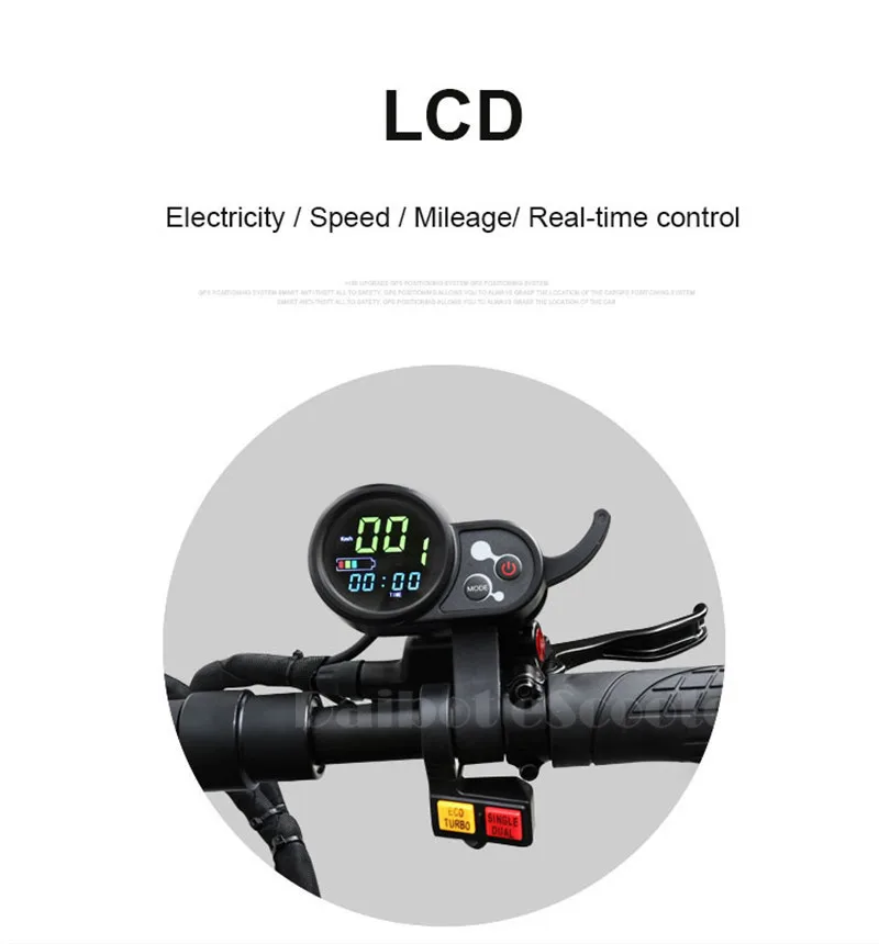 60V 3200W Powerful Electric Scooter 11'' Off Road Waterproof Foldable Adult Electric Scooter Motor Electric Skateboard (44)