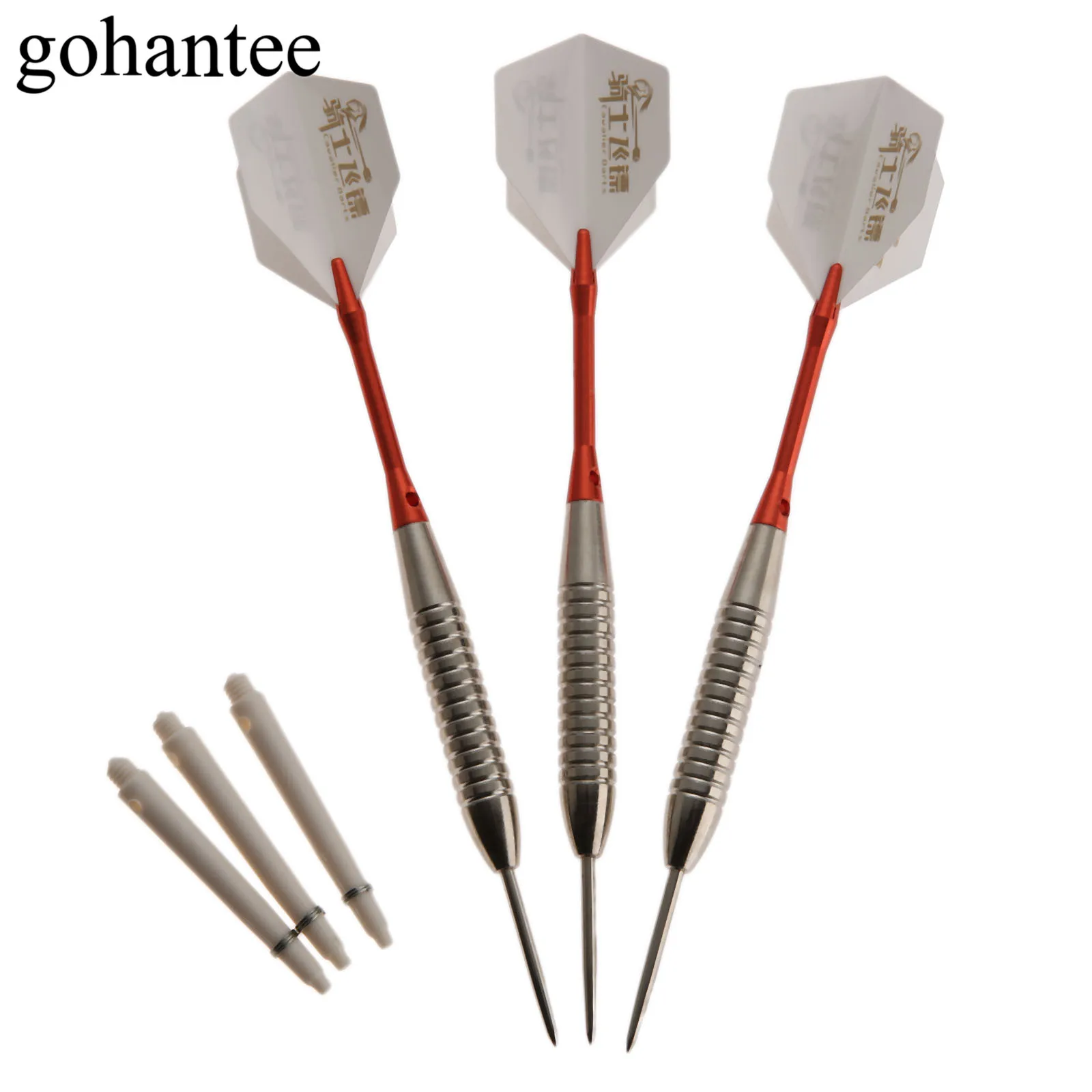 Gohantee 3 шт./упак. профессиональные стальные дротики 24g высокого качества 24 грамм