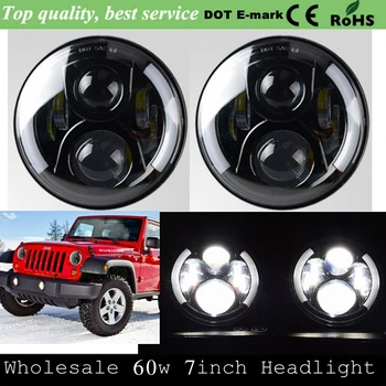 7 Inch 60W H/L LED DRL Black Projector Headlight With Angel Eye For Jeep Wrangler Offroad JK TJ CJ H1 H2 H3 Defender G55 G500
7 Inch 60W H/L LED DRL Black Projector Headlight With Angel Eye For Jeep Wrangler Offroad JK TJ CJ H1 H2 H3 Defender G55 G500