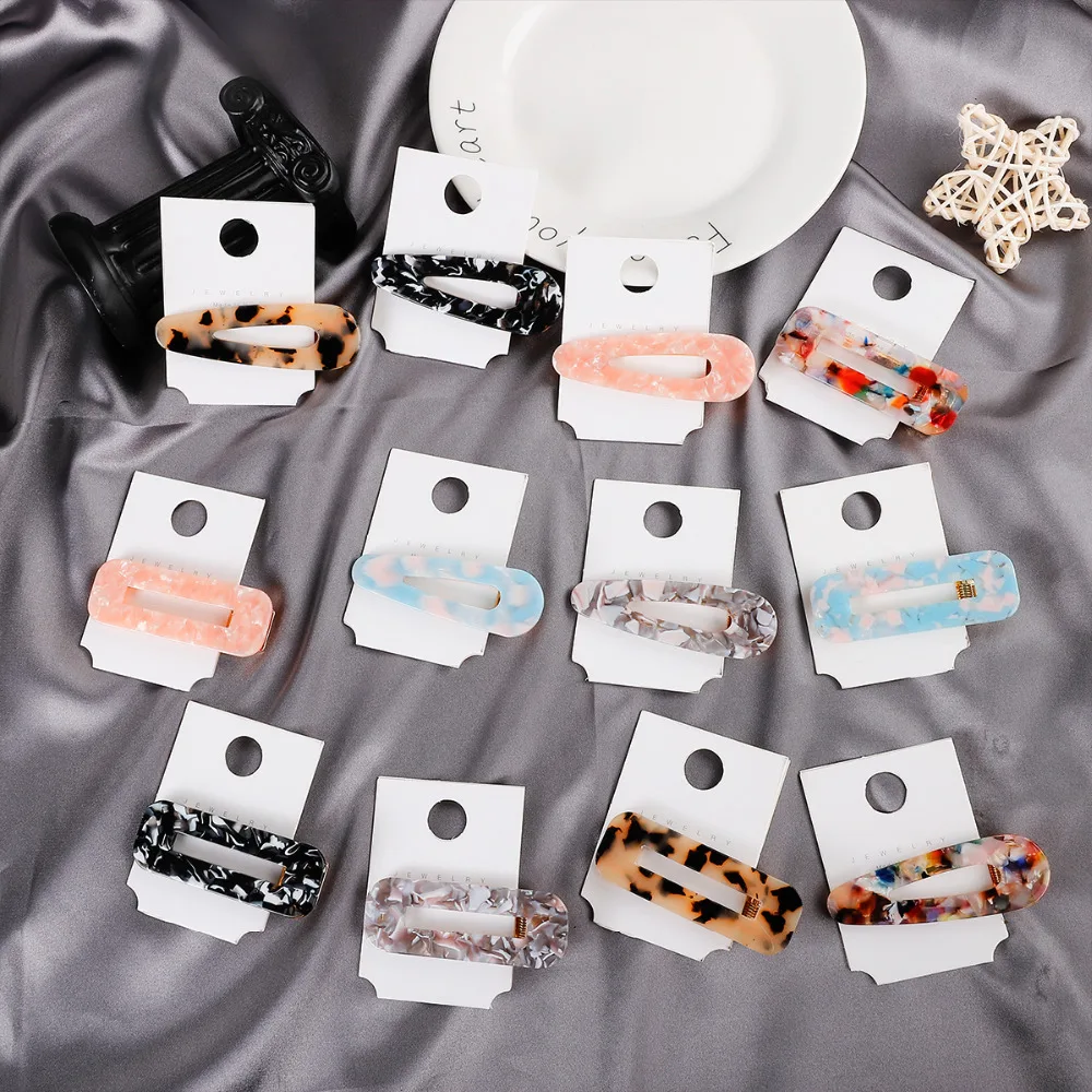 New Korea Hollow Geometric Waterdrop Acrylic Hair Clips Shiny Tin Foil Sequins Hairpins Women Girls Barrettes Hair Accessories
New Korea Hollow Geometric Waterdrop Acrylic Hair Clips Shiny Tin Foil Sequins Hairpins Women Girls Barrettes Hair Accessories