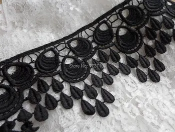 3 Yards Chic Black Venice Lace Trim with Peacock design for Bridal, Bouquet Corsets, Flapper, Altered Couture
3 Yards Chic Black Venice Lace Trim with Peacock design for Bridal, Bouquet Corsets, Flapper, Altered Couture