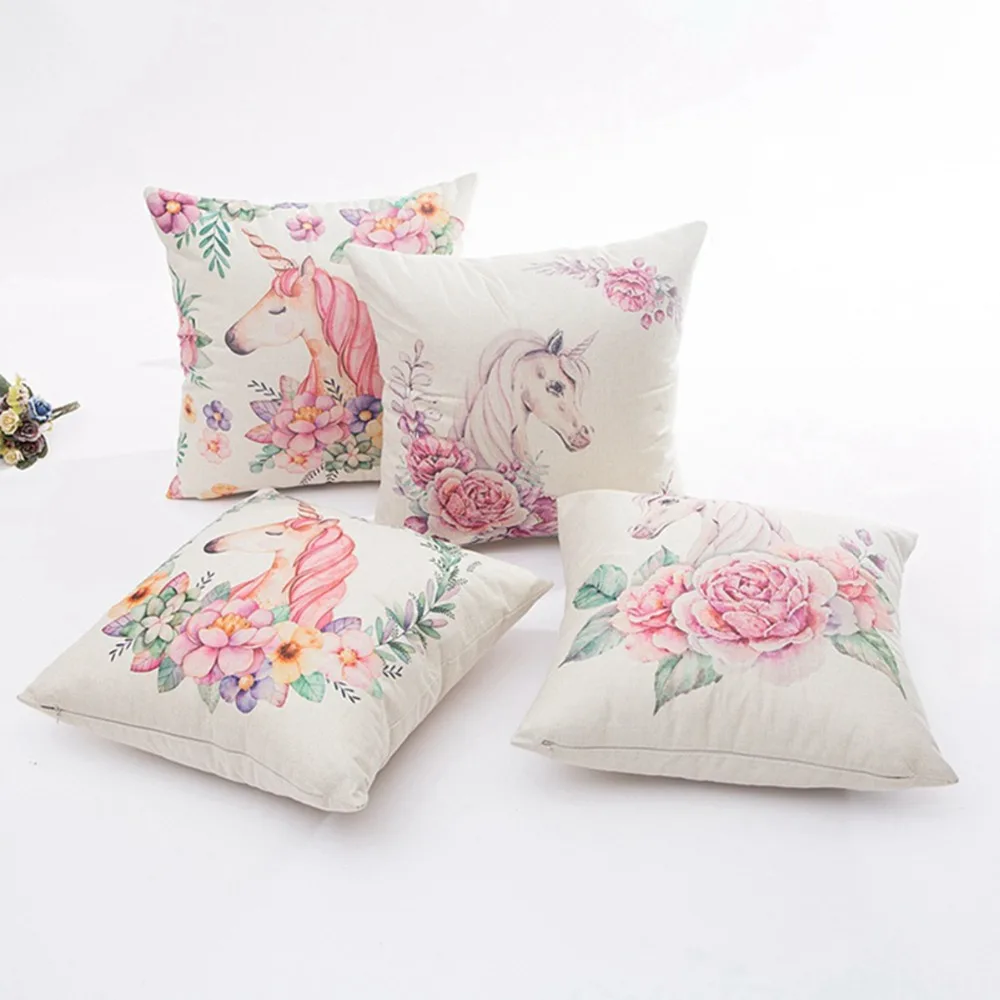 18inch Creative Unicorn Cushion Cover Cute Unicorn Square Throw Pillow Case For Sofa Cotton Linen Decorative Pillowcase Cover
18inch Creative Unicorn Cushion Cover Cute Unicorn Square Throw Pillow Case For Sofa Cotton Linen Decorative Pillowcase Cover