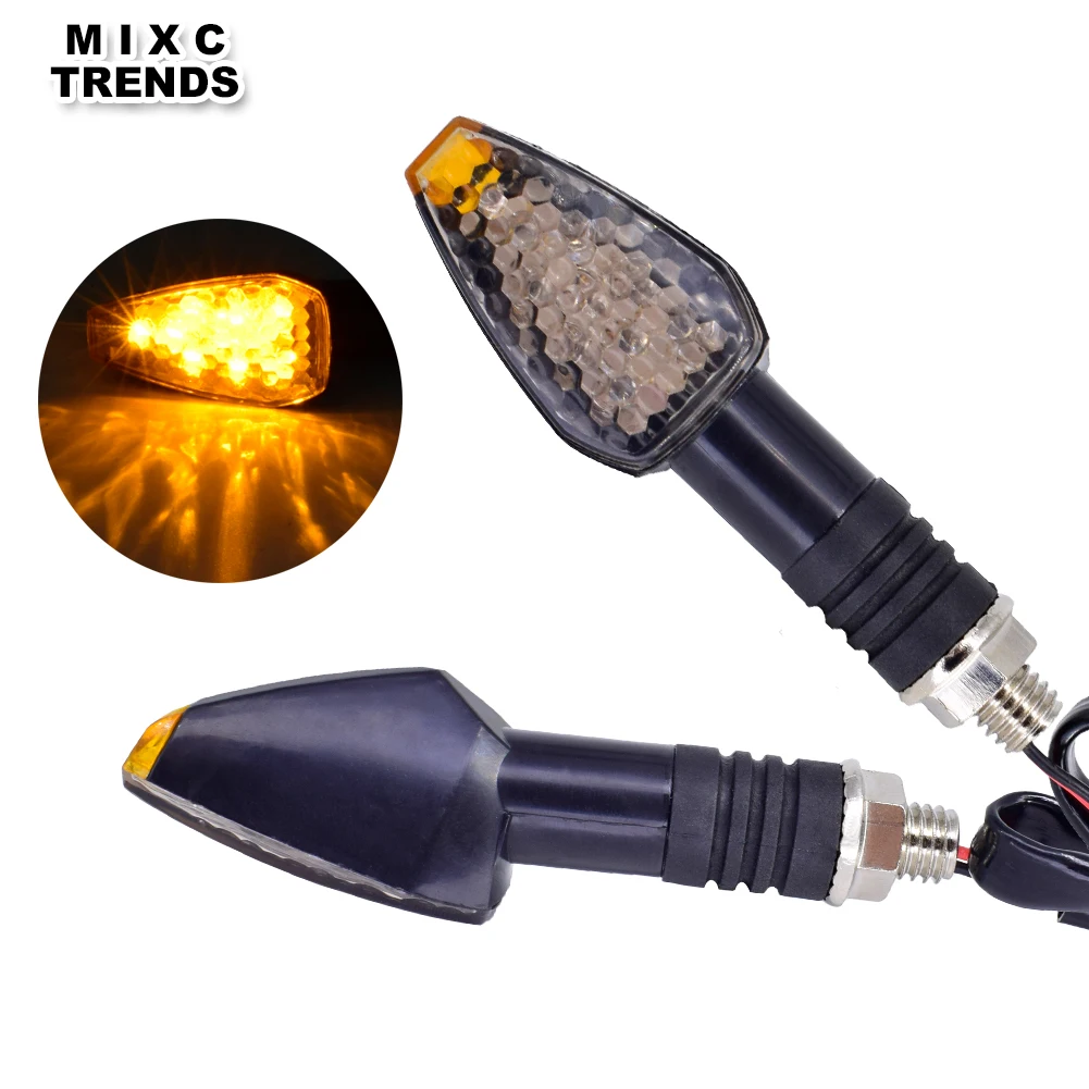 2Pcs Universal Motorcycle LED Turn Signal Indicators Light Amber Blinker Light 12V 14 Led Motorbike Flasher Lamp Super Bright
2Pcs Universal Motorcycle LED Turn Signal Indicators Light Amber Blinker Light 12V 14 Led Motorbike Flasher Lamp Super Bright