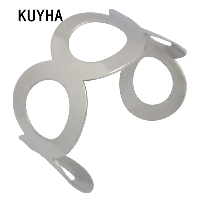 Fashion Jewelry Open Bangle Original Design Silver Gold Hollow Round Bracelet Female Male Wholesale
Fashion Jewelry Open Bangle Original Design Silver Gold Hollow Round Bracelet Female Male Wholesale