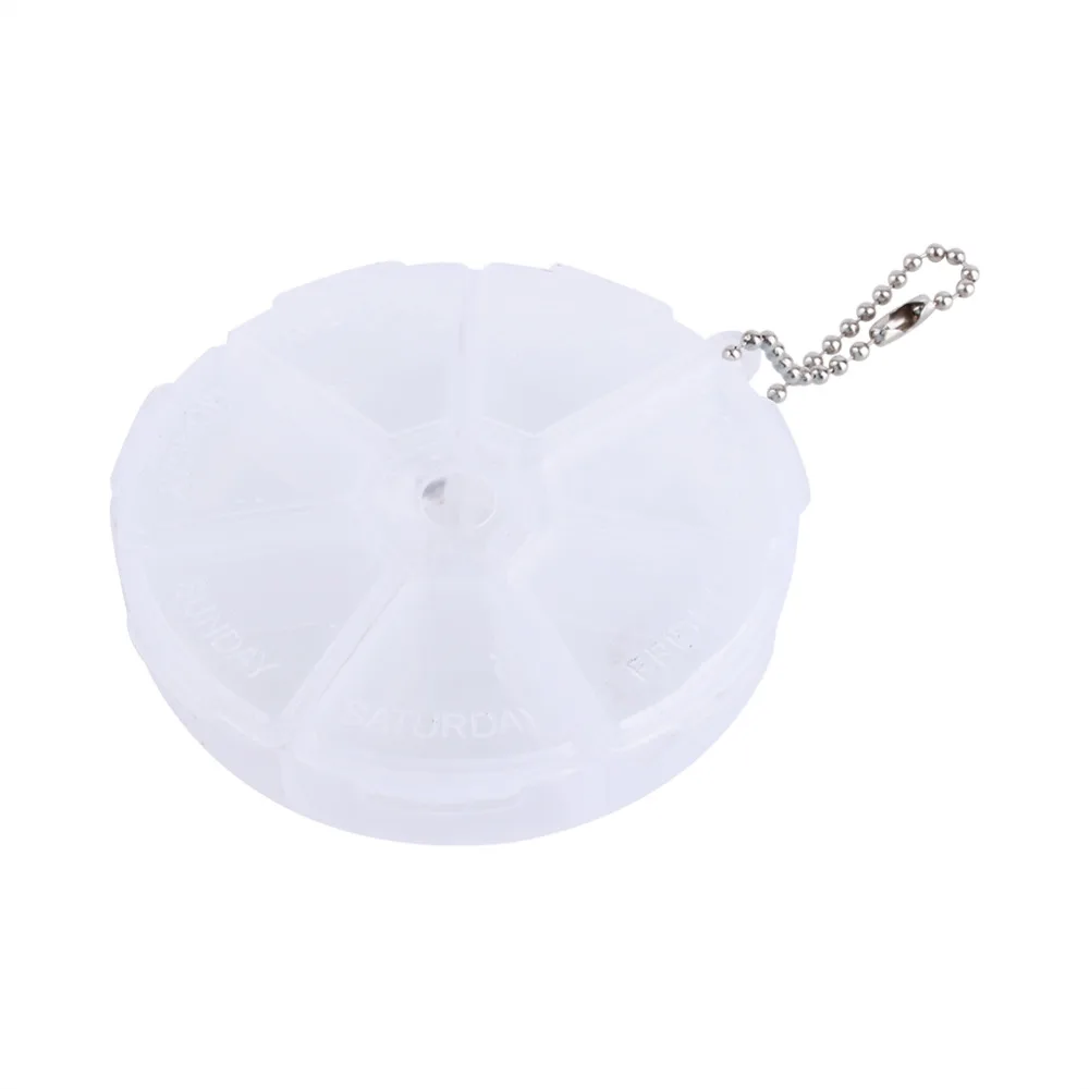 7 Slots Medical Case For 7 Days Weekly Pill Box Dispenser Organizer Container Round Tablet Pill Holder Medicine Storage Case
7 Slots Medical Case For 7 Days Weekly Pill Box Dispenser Organizer Container Round Tablet Pill Holder Medicine Storage Case