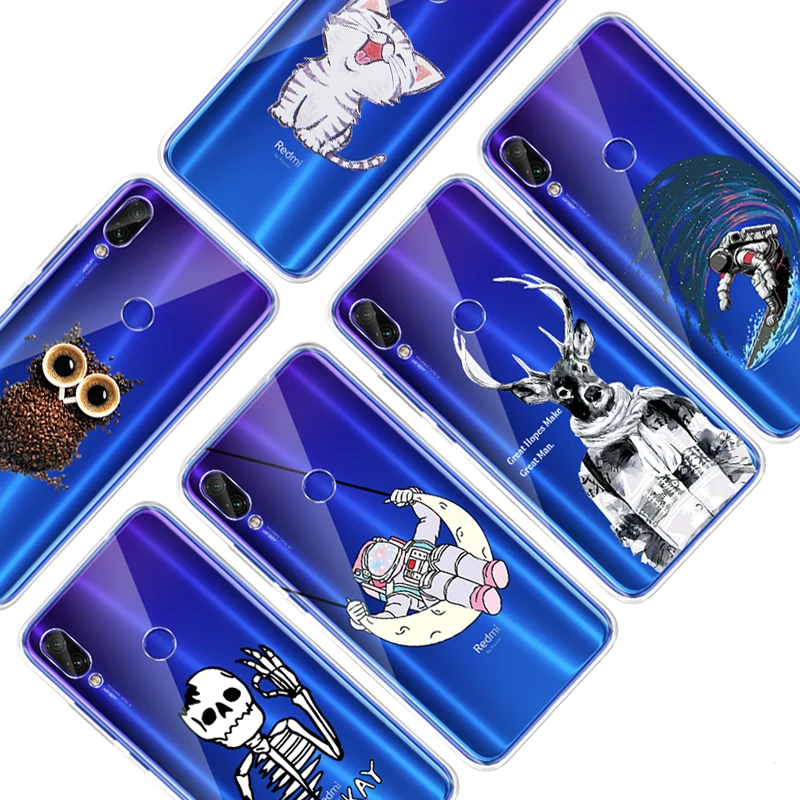 Clear Silicone Phone Case For Xiaomi Redmi 7 Note 7 5 6 Pro 6A TPU Cover For Xiaomi Mi 9 SE 8 Mi9 Mi8 Cute Cat Astronaut Cases
Clear Silicone Phone Case For Xiaomi Redmi 7 Note 7 5 6 Pro 6A TPU Cover For Xiaomi Mi 9 SE 8 Mi9 Mi8 Cute Cat Astronaut Cases
