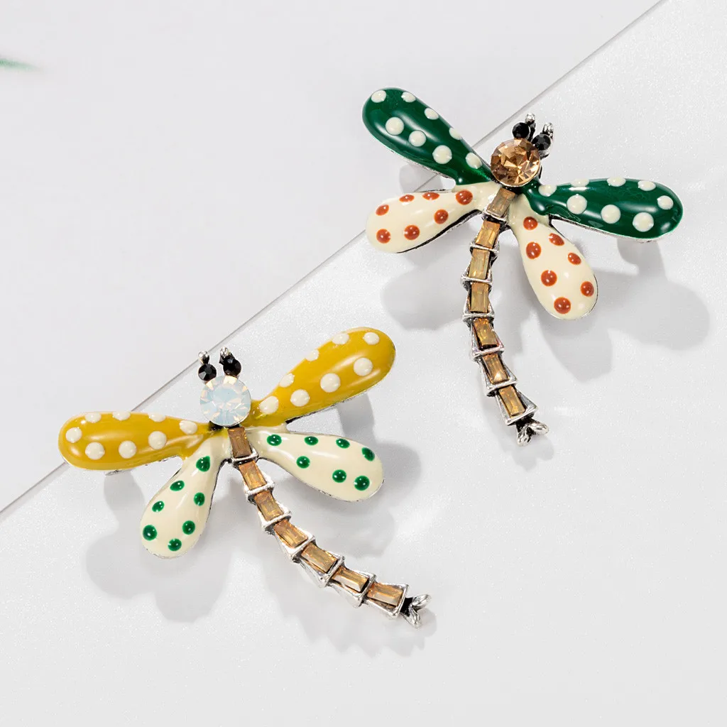 Unique Cute Dragonfly Brooch Pin Enamel Crystal Lovely Jewelry For Women Gift Brooches F710
Unique Cute Dragonfly Brooch Pin Enamel Crystal Lovely Jewelry For Women Gift Brooches F710