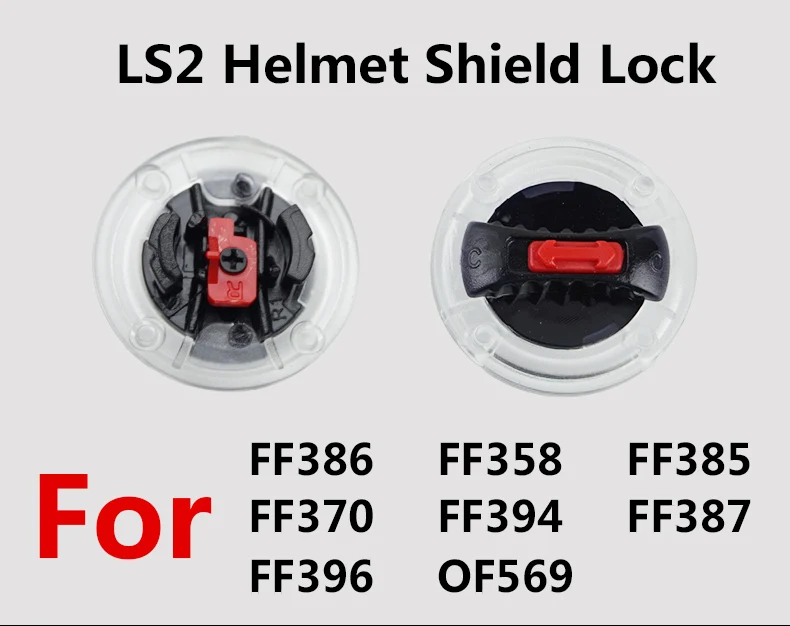 Motorcycle Helmet Visor Screws Replacement Part OF569 OF578 Helmet Visor Shield Lock for FF358 FF396 FF370