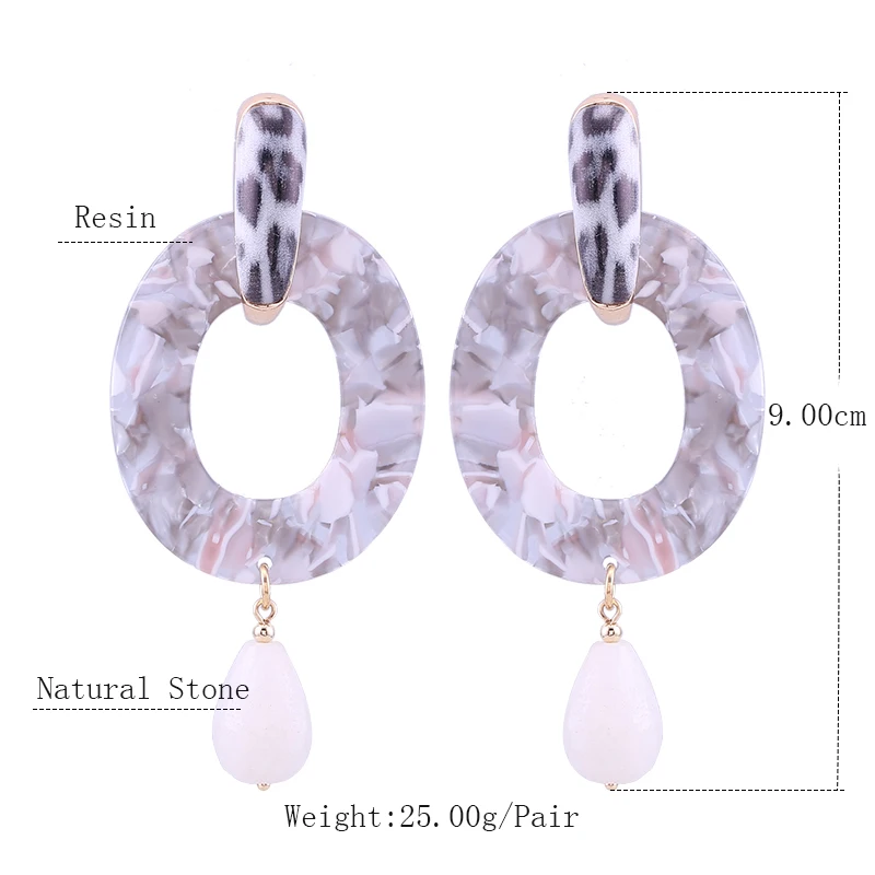 Earrings for woman Grey size