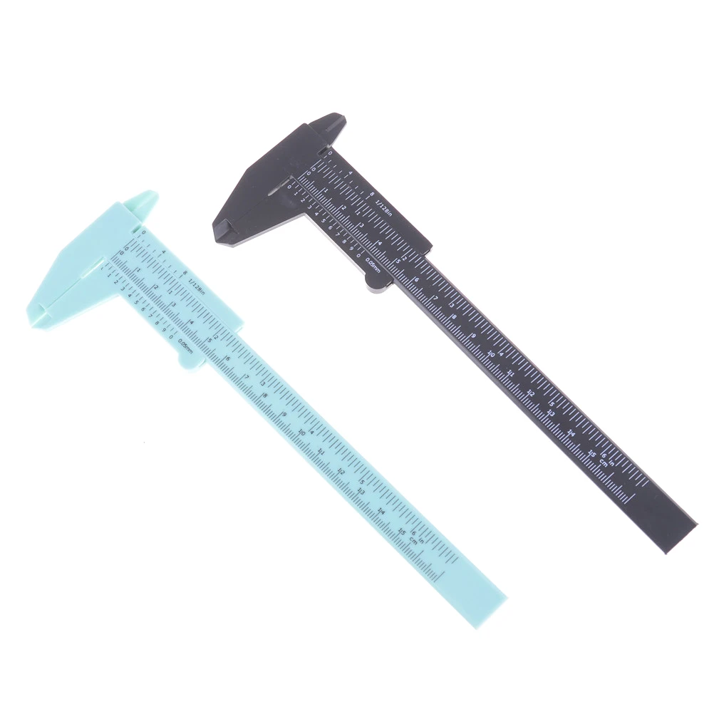 1 шт. пластиковая линейка 6 дюймов 150 мм|vernier caliper|sliding gaugevernier jewelry |