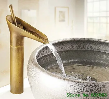 Antique Art Bathroom Basin Waterfall Faucet Lavatory Vessel Sink Vanity Top Mixer Tap Hot And Cold Water Brass Valve Accessories
Antique Art Bathroom Basin Waterfall Faucet Lavatory Vessel Sink Vanity Top Mixer Tap Hot And Cold Water Brass Valve Accessories