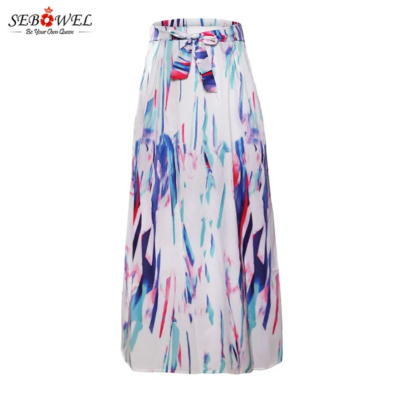 Multicolor-Striped-Graffiti-Flowy-Maxi-Skirt-LC65036-1-2
