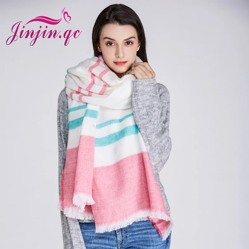Jinjin.QC fashion women scarf warm blanket winter cashmere scarves and shawls thick bandana echarpe foulard femme drop shipping
Jinjin.QC fashion women scarf warm blanket winter cashmere scarves and shawls thick bandana echarpe foulard femme drop shipping