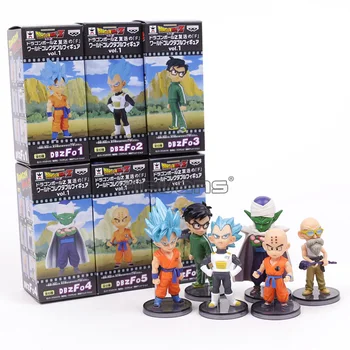 Dragon Ball Z Resurrection F PVC Figures Toys 6pcs/set Super Saiyan Blue Son Goku Vegeta Krillin Master Roshi Piccolo Yamcha
Dragon Ball Z Resurrection F PVC Figures Toys 6pcs/set Super Saiyan Blue Son Goku Vegeta Krillin Master Roshi Piccolo Yamcha